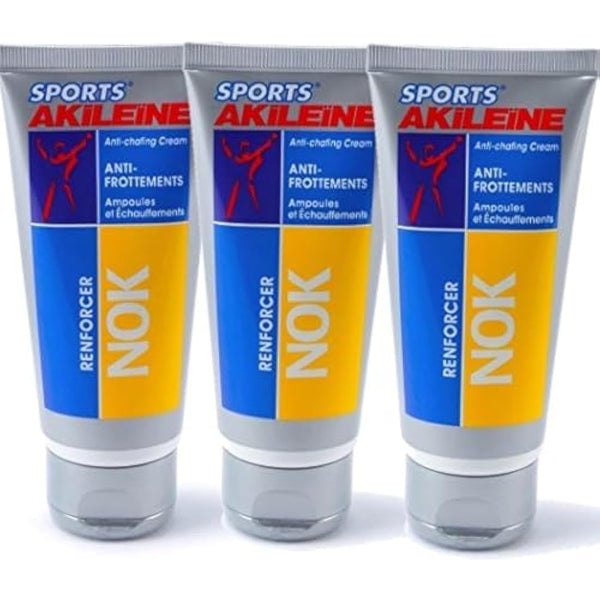 Akileïne Sports NOK Anti-Chafing Cream - Pack 3 x 75ml by Akileïne