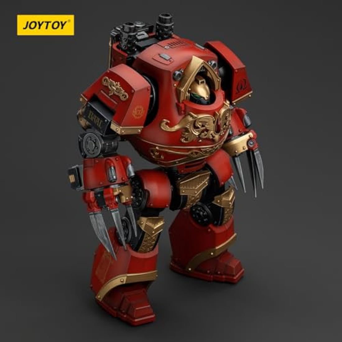 JOYTOY Warhammer 40k Blood Angels, 1/18 Blood Angels Contemptor-Incaendius Dreadnought Action Figure Collect Model
