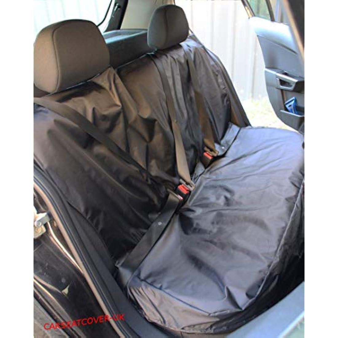 Carseatcover-UK BLKWPFS237 Car Seat Covers, Heavy Duty, Waterproof, Full Set, Black