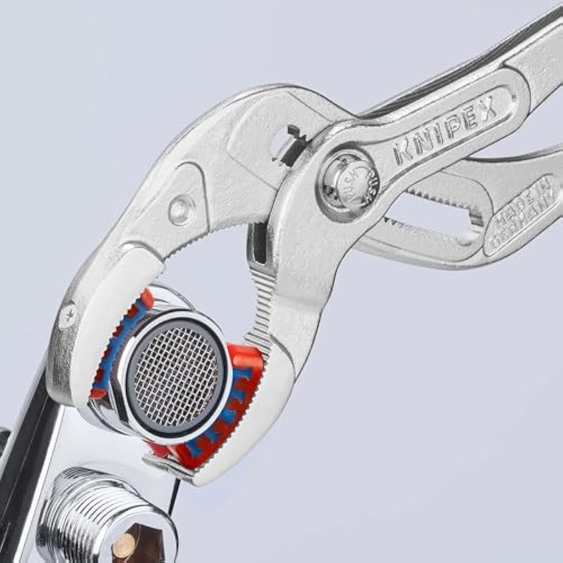 Knipex Siphon and Connector Pliers chrome-plated, with non-slip plastic coating 250 mm 81 13 250