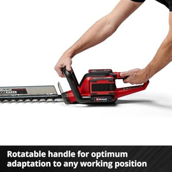 Einhell Power X-Change 36V Cordless Hedge Trimmer - 65cm (26 Inch) Cutting Length, Laser-Cut Diamond-Ground Steel Blades - GE-CH 36/65 Li Electric Hedge Trimmer Cordless (Battery Not Included)