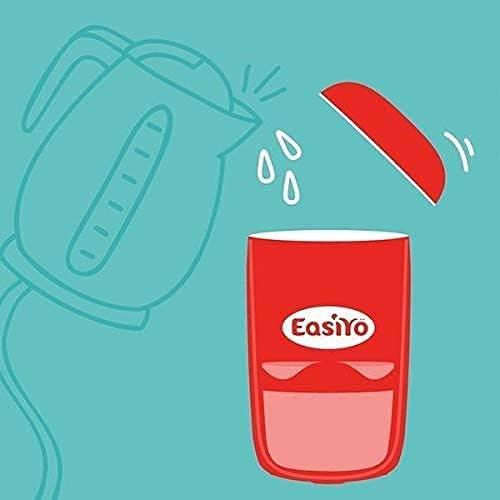 EasiYo Yogurt 8 Sachet Pack | EasiYo Everyday Mixed Pack | 2 x Banana 2 x Mango 2 x Raspberry 2 x Vanilla | Each Sachet Makes 1kg of Yoghurt