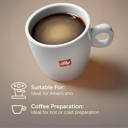 illy - Instant Coffee - Intenso Dark Roast - 100% Arabica Beans - Intense Taste - Ideal for Americano - 95g x 6