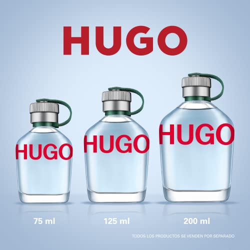HUGO Man Eau de Toilette, Men's Perfume, Notes of Crispy Green Apple and Fir Balsam, Aromatic Fragrance, Medium Longevity, 200ml