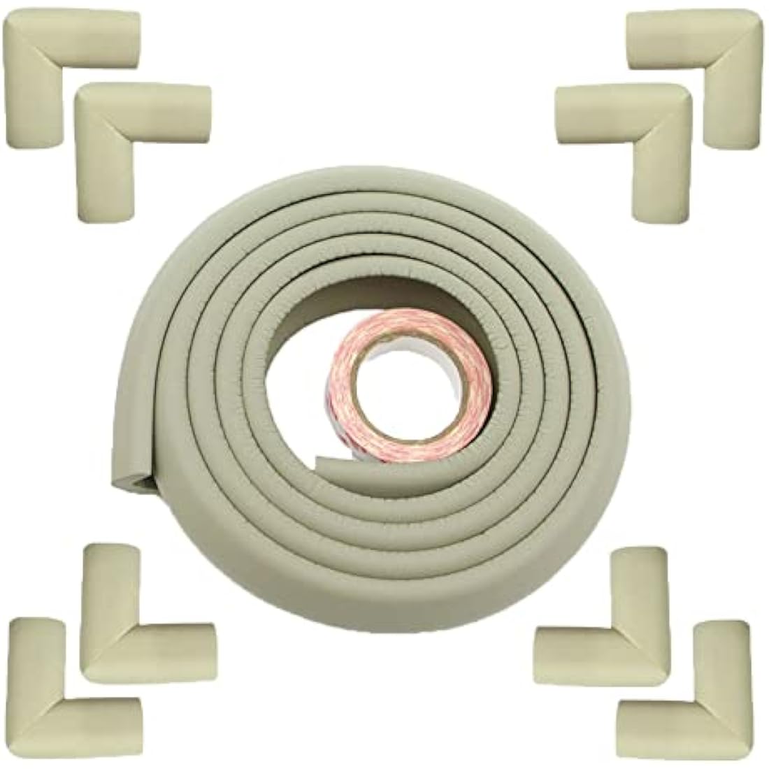 Fairy Baby Safety Baby Edge & Corner Guards Colorful Childproofing Protection(19.7ft Edge Guard+8 Corner Guards)