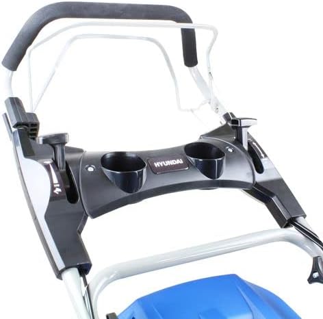 Hyundai 19" 48cm / 480mm Self Propelled Electric Start 139cc Petrol Roller Lawnmower, 5 Cutting Heights, 70l Grass Bag, Foldable Handles, 3 Year Warranty