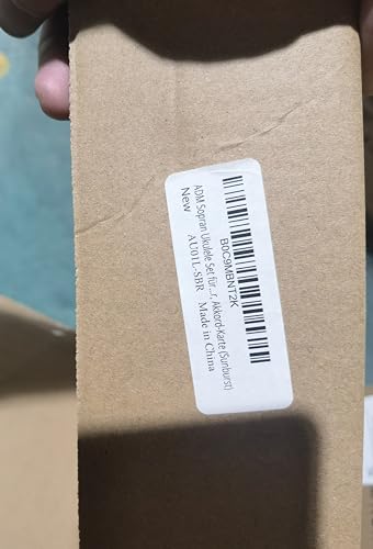 ADM Soprano Ukulele Set for Kids and Beginners, Ukulele Starter Kit with Bag, Clip-On Tuner, Rainbow Strings, Colourful Strap, Plectrum, Fingerboard Sticker, Chord Card (Dark Blue)