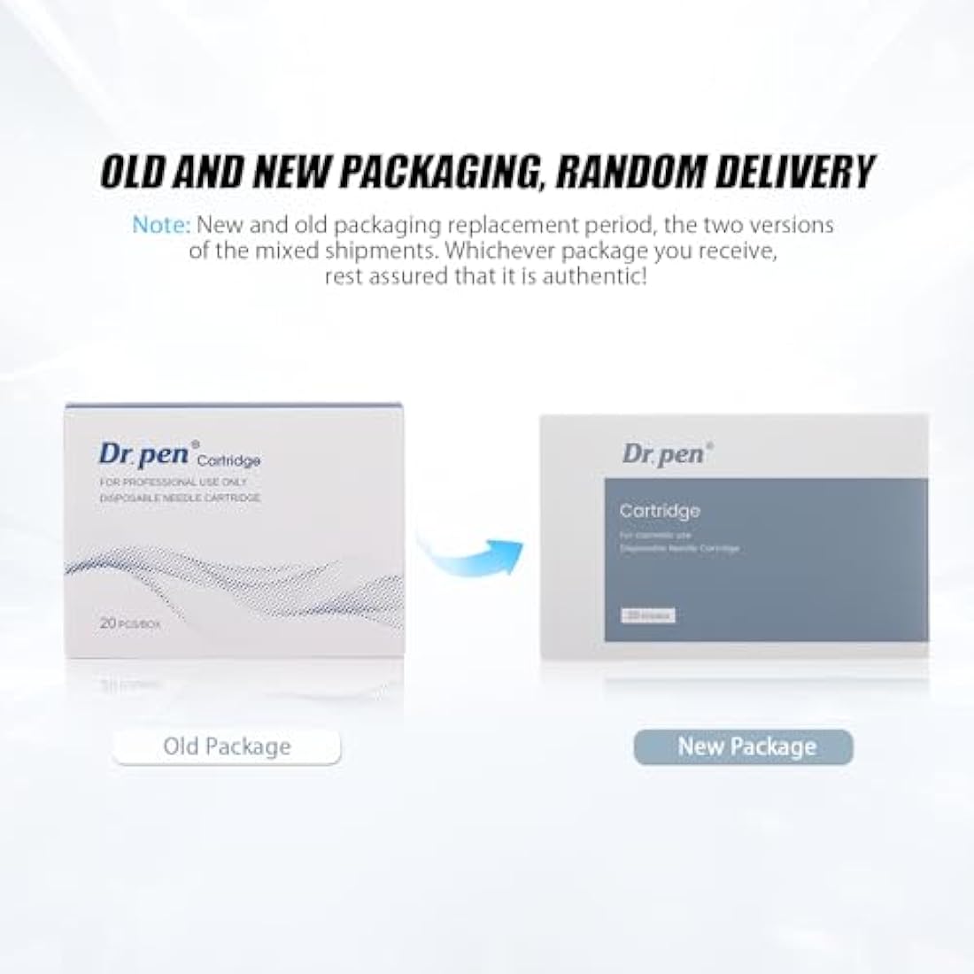 Dr.pen M8S Cartridges Nano-S, 20Pcs Dr.pen Cartridges for Microneedling Pen M8S/A8S/A9 Model, Authentic Disposable Microneedling Cartridges (Nano-S, 20Pcs)