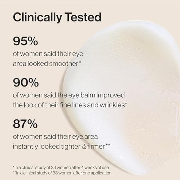 Honest Beauty Calm + Renew Anti-Aging Melting Eye Balm for Sensitive + Dry Skin | Shea Butter, Argan Oil, + Aloe | EWG Verified, Vegan + Cruelty Free | .5 fl oz