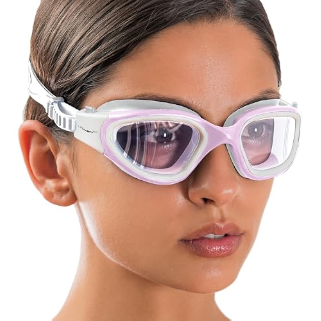 AqtivAqua Swimming Goggles, DX Wide View Swim Goggles for Adult Men Women, Anti Fog No Leaking