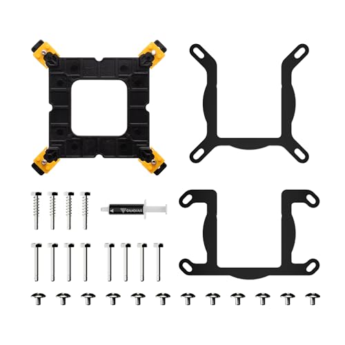 GAMDIAS AURA GL240 LCD 240mm AIO Liquid CPU Cooler, Customizable 4'' IPS LCD Display, Cableless Daisy Chained Fan, Software Ready, Support Low-Noise PWM & ARGB Sync, Intel LGA 1851/1700；AMD AM5, Black