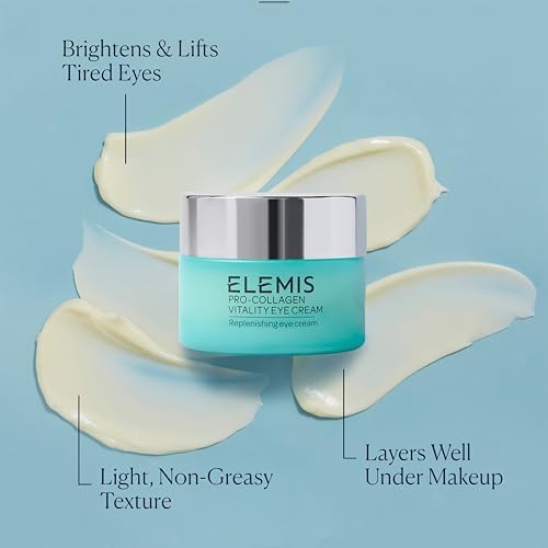 ELEMIS Pro-Collagen Eye Treatment, Eye Revive Mask, Vitality Eye Cream, Under Eye Gel Mask – Anti-Aging, Hydrating & Brightening Skincare for Puffiness, Dark Circles & Fine Line