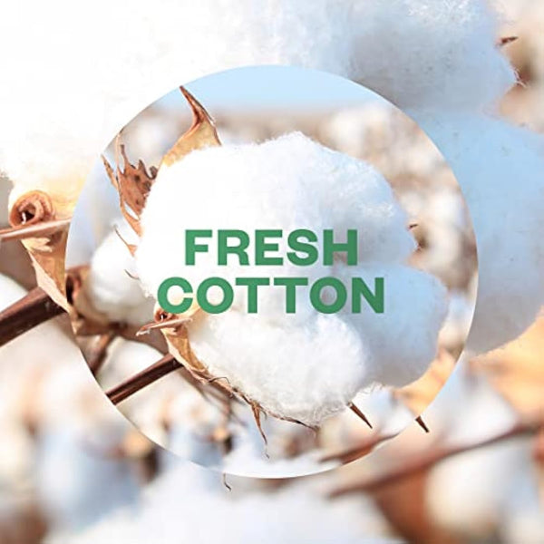 Air Wick Plug in Diffuser Refill, Fresh Cotton, Pack 6 x 19ml, Long Lasting Fragrance, Lasts up to 600 Days, Plug in Air freshener