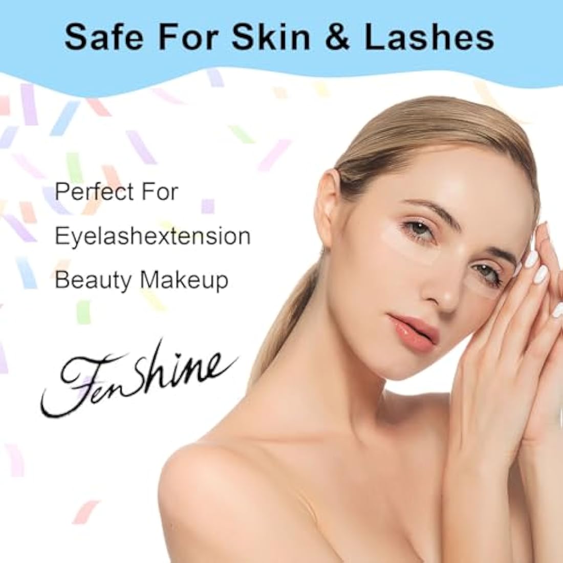 fenshine Lash Tape,8 Rolls PE Micropore Medical Tape for Eyelash Extension, Fabric Tape For False Eyelash Patch Makeup Tool (0.5inch x 10 Yards)