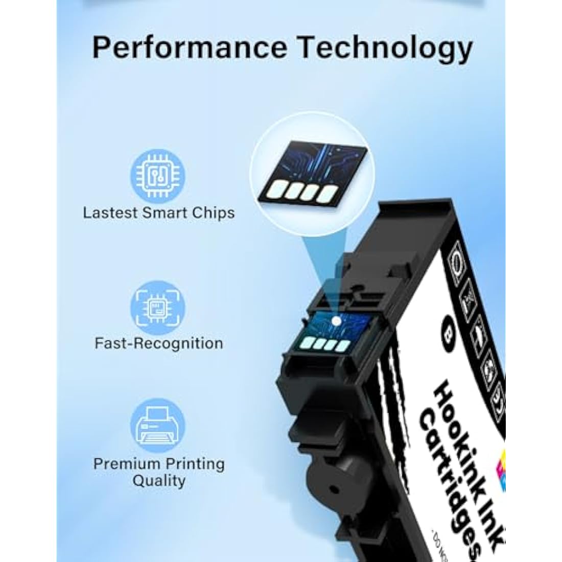 Hookink LC426XL LC 426 XL Ink Cartridge Multipack Compatible for Brother LC-426 LC-426VAL Ink for MFC-J4335DW MFC-J4340DW MFC-J4535DW MFC-J4540DW Printers (1 Black 1 Cyan 1 Magenta 1 Yellow)