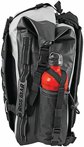 Nelson-Rigg Hurricane Waterproof Backpack/Tail Pack,Black/Gray, 30 Liters