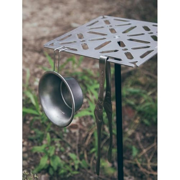 Fire-Maple Dandelion Buddy Camping Table Lightweight Folding Desk with Detachable Feet for Solo Camping Hiking Outdoors