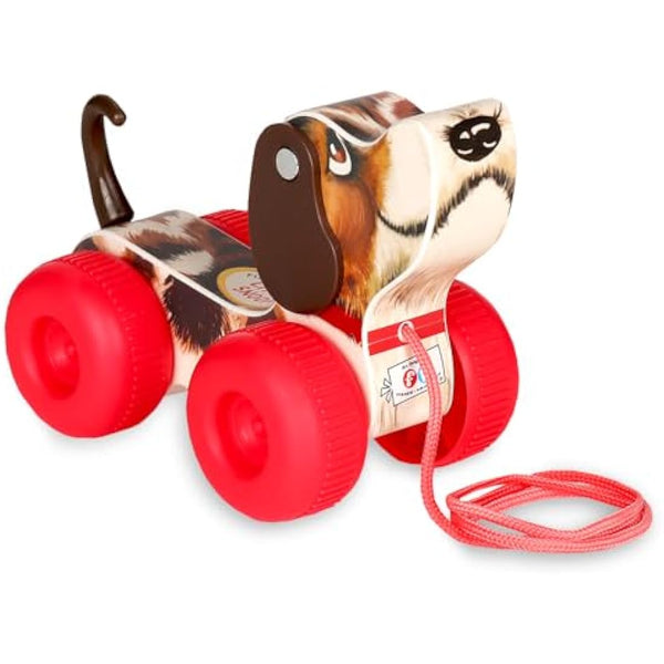 Fisher Price Classics | Little Snoopy | Pull Along Toy with Interactive Features, Small Toy Dog for Kids, Classic Toy with Retro-Style Packaging, Ages 12 Months+ | Basic Fun 1650