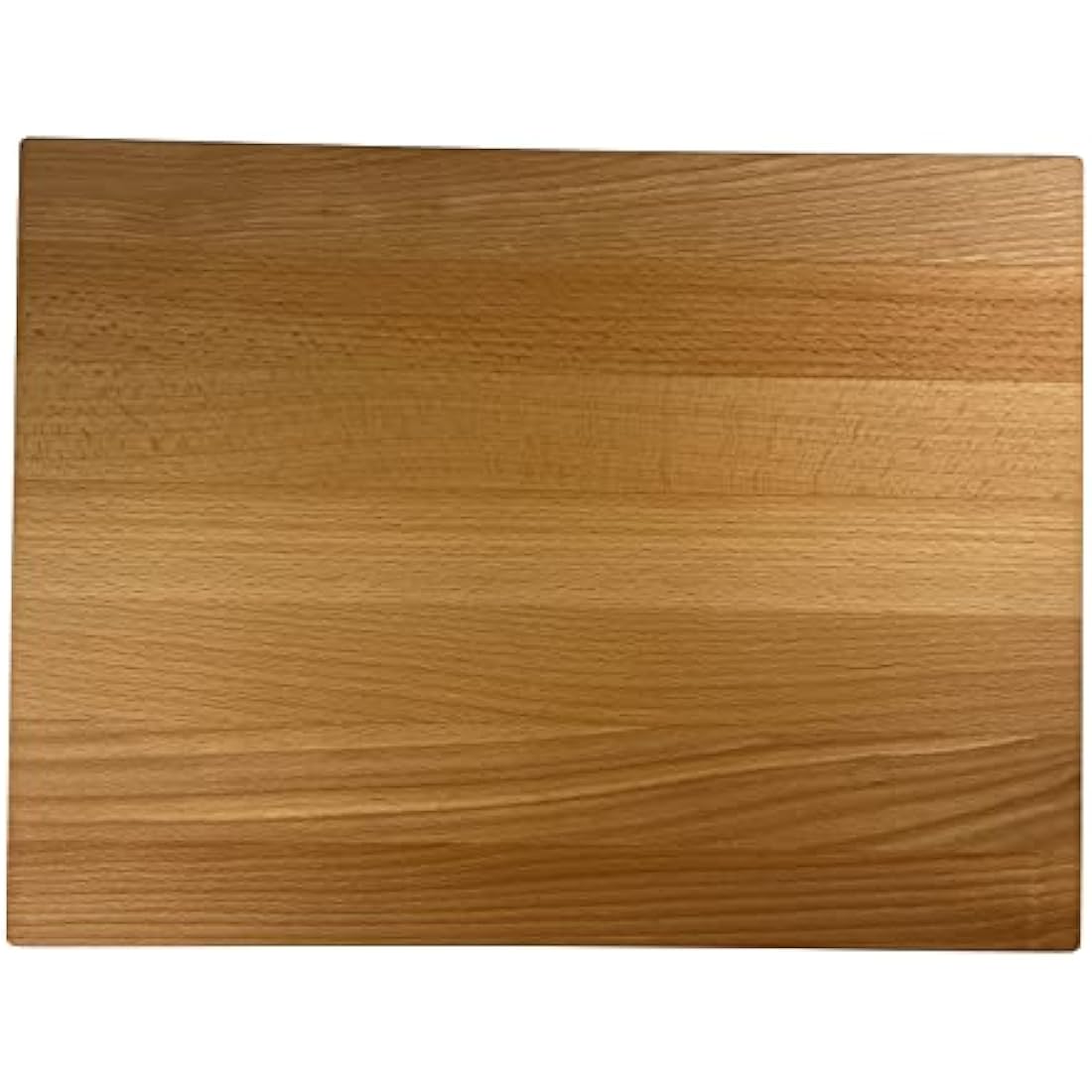 EFO Wooden Chopping Board 40x30x4 cm | Cutting Board with Rounded Edges Made of Beechwood | Kitchen Block for Serving, Slicing and Dicing | Bread Board with Practical Handles | Natural Finish