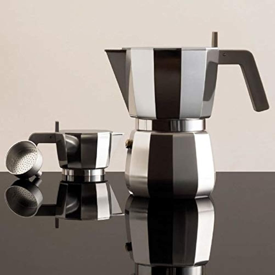 Alessi DC06/3 Espresso coffee maker, Aluminium