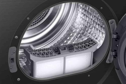 Samsung Series 6 DV90T6240LH/S1 with OptimalDry™, Freestanding Heat Pump Tumble Dryer, 9 kg, White, A+++ Rated