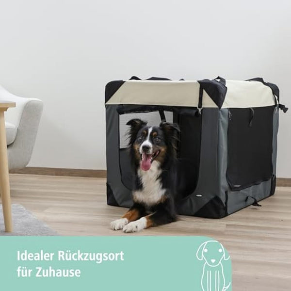Kerbl Pet Travel Box Journey 91x63,5x63,5cm, gray/beige