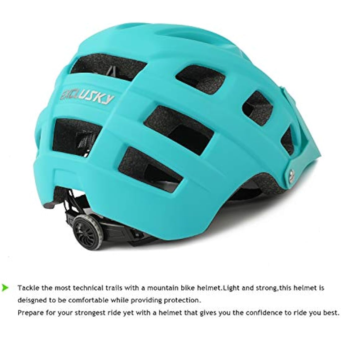 Exclusky Mountain Bike Helmet, MTB Helmet Adult Lightweight Breathable Mens Bike Helmet Cycling Mountain & Road Bicycle Helmets for Men Women