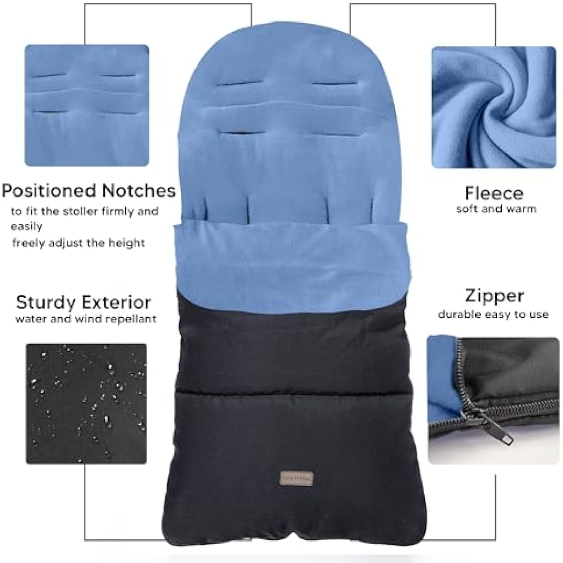 CrocnFrog Universal baby Bunting Footmuff - Cosy Toes Fit Toddler Foot Muff for stroller,Buggy,Pushchair & Pram Footmuffs comes with Warm and soft polar fleece Water & Wind Proof to protect infant