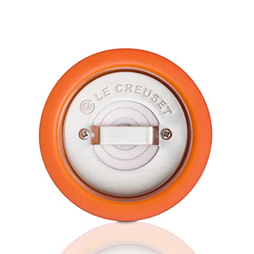 Le Creuset Classic Adjustable Pepper Mill Grinder, Chip-resistant ABS Plastic, Anti-Corrosion, 40g, 21 cm, Bamboo, 44001214080000