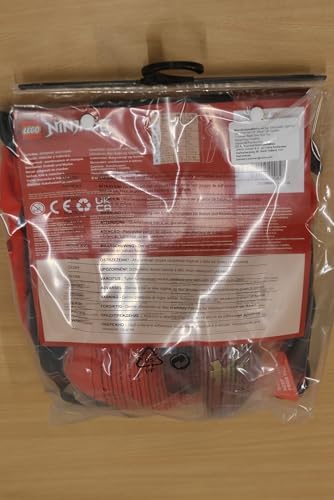 DISGUISE Unisex Kid's Lego Official Red Kai Ninjago Costume