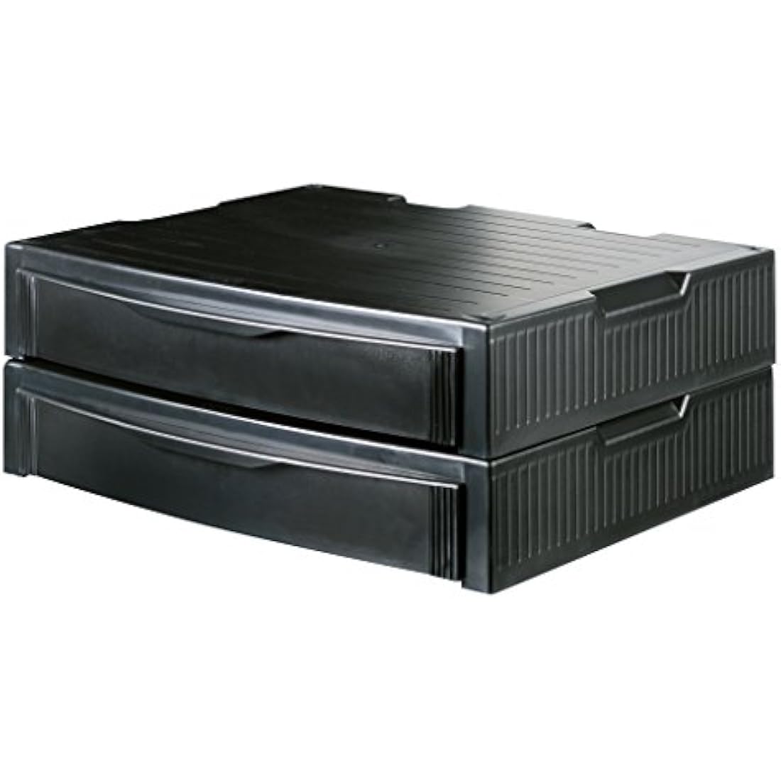 HAN 9250-11, MONITOR stand. Expert monitor stand with 1 drawer, stable, stylish and stackable, grey