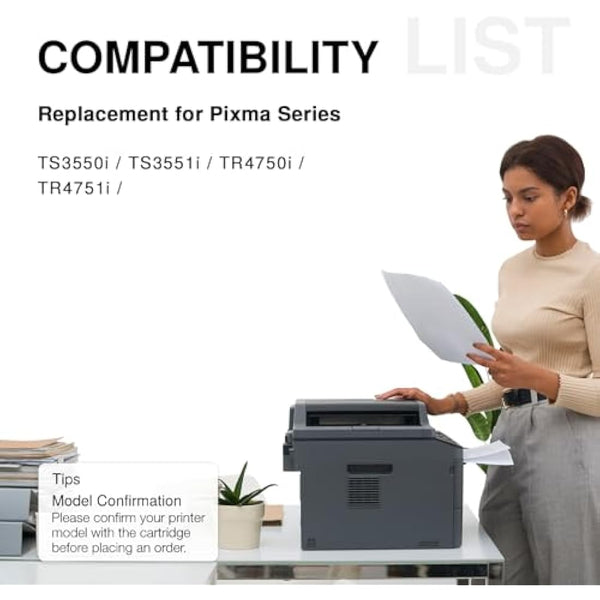 Economink PG-575XL CL-576XL Replacement for Canon 575 576 Ink Cartridges, Printer Ink 575 576 Multipack Compatible with Canon Pixma TS3550i TS3551i TS3750i TR4750i TR4751i (575XL Black + 576XL Colour)