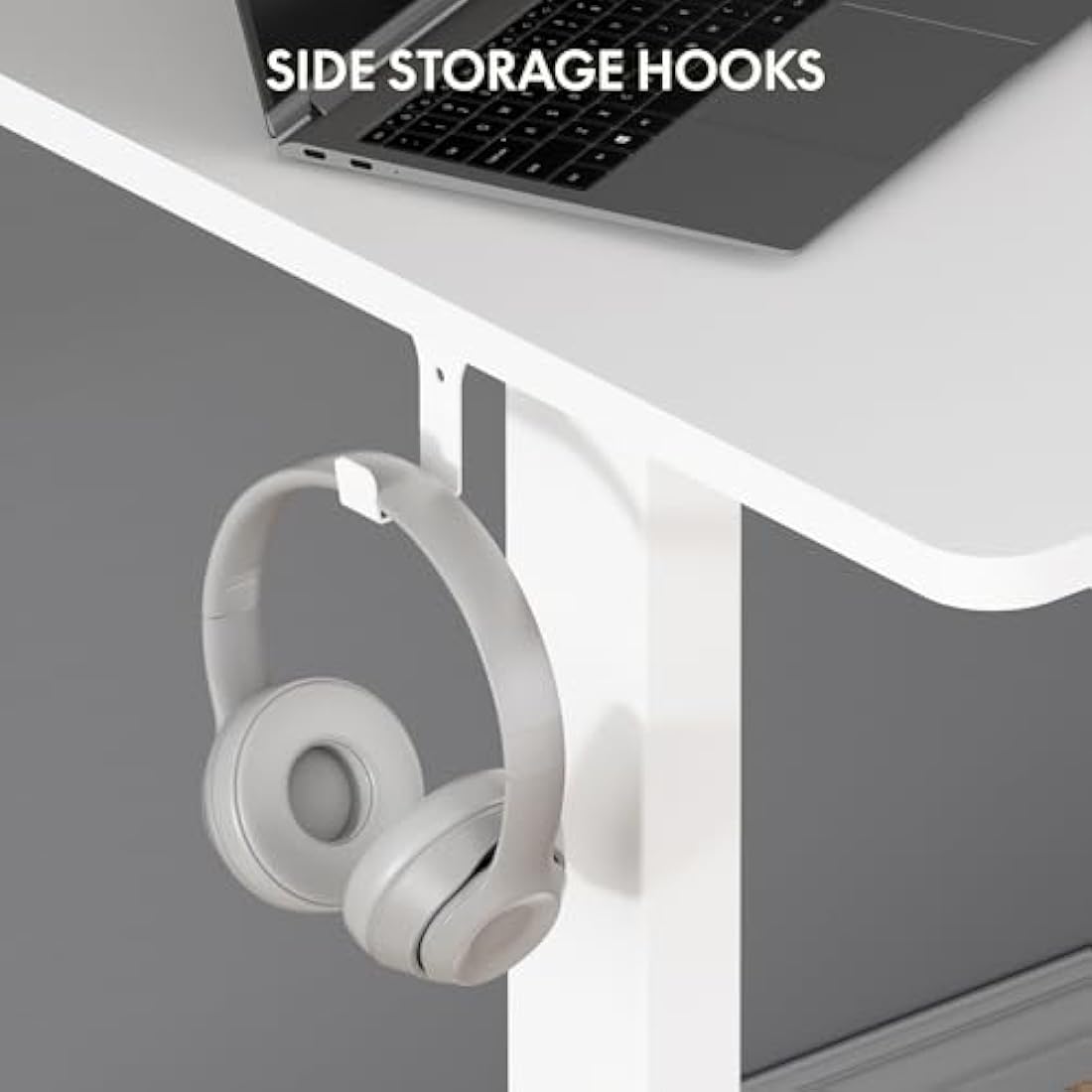 FLEXISPOT E1 Plus ONE PIECE Electric Standing Desk Height Adjustable Sit Stand Desk with Memory Smart Panel(120 * 60cm, White Frame+Maple Desktop)