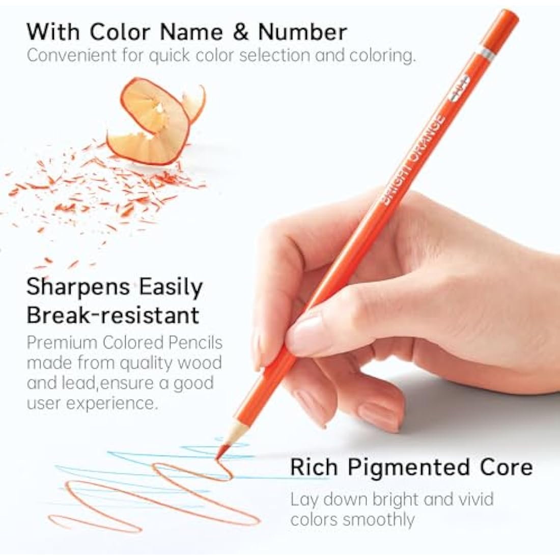 Shuttle Art 180 Colouring Pencils, Soft Core Coloured Pencils Set with 4 Sharpeners, Professional Colour Pencil for Artists Kids Adults Colouring Sketching and Drawing