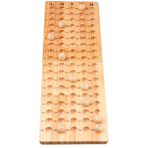 Engelhart - Metal Bingo Lattocage 10" whith 90 wooden balls and controll board