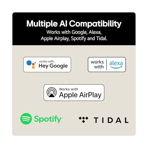 LG USC9S Bluetooth Soundbar for TV with Dolby Atmos & Wireless Subwoofer 3.1 channel