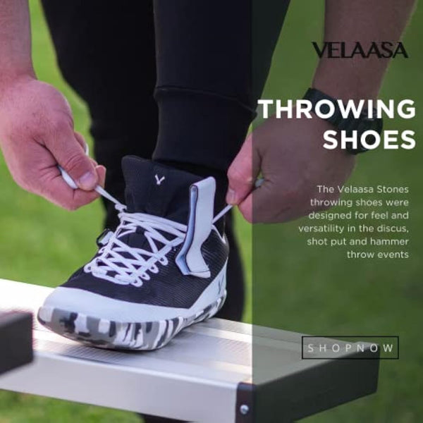 Velaasa Stones | Throwing Shoe | Men and Womens Discus Shoes | Shotput | Track and Field Training