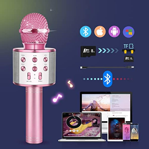 Dislocati Girls Toys Age 3-12, Toys for Girls Age 3-15 Party Toys for 3-12 Year Old Girl Gifts Kids Microphone for Kids Toys Girls Birthday Presents Gifts for 3-12 Year Olds Girls Christmas Xmas Gifts