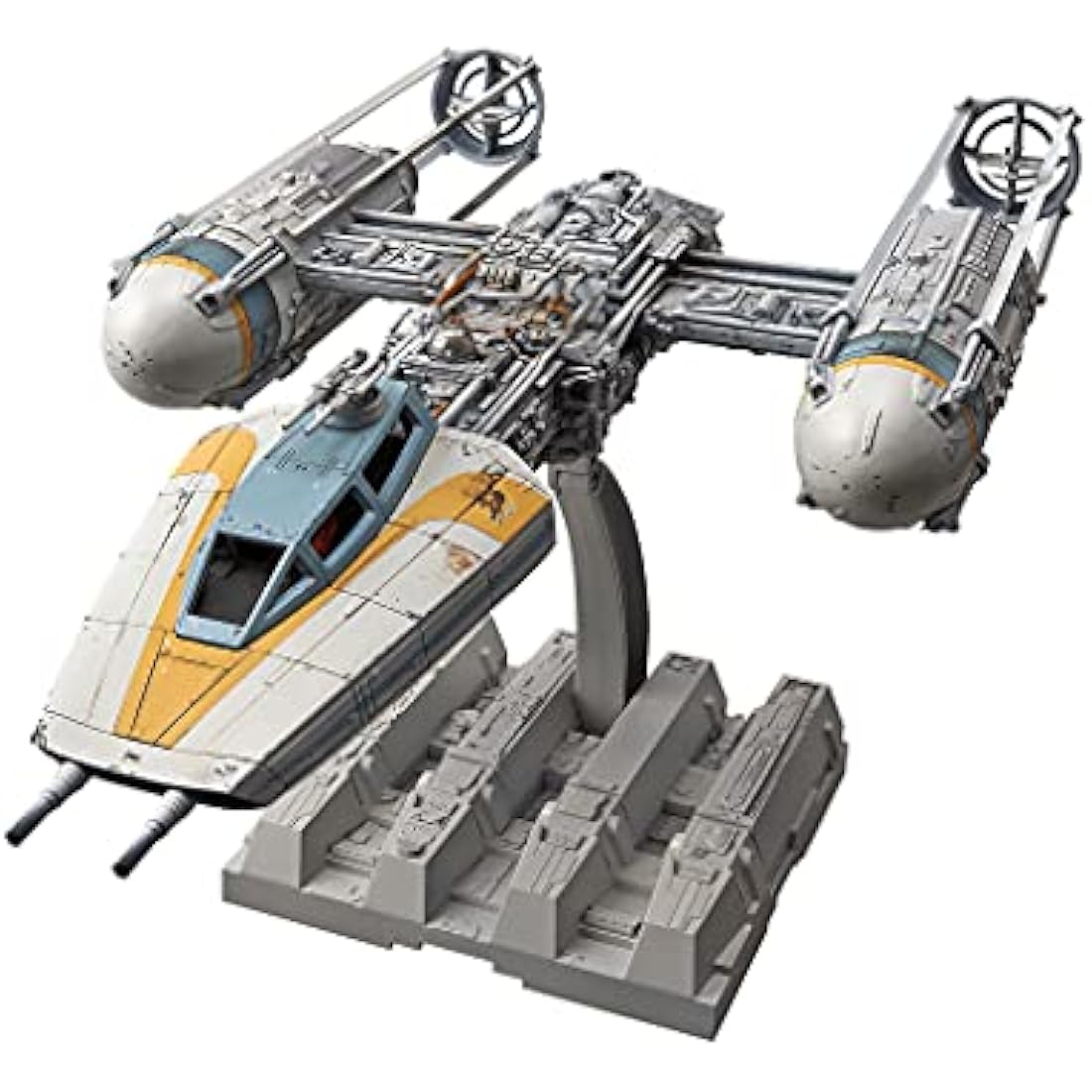 Revell 01209 Y-Wing Starfighter Bandai (Click System) 1:72 Scale Unbuilt/Pre-coloured/Click-Together (Non-Glue) Plastic Model Kit