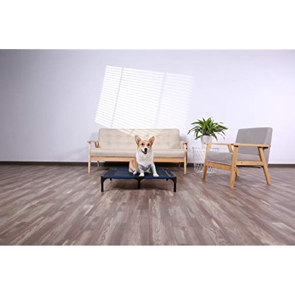 ANWA Elevated Dog Bed Large Size, Raised Dog Bed Outdoor Use, Portable Dog Cot Large Dogs