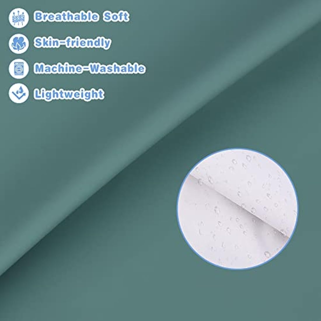 Vicloon Baby Weaning Bibs, PU Feeding Bibs With Long Sleeves, Waterproof Toddler Bibs Easy to Clean, Suitable for Babies From 6 Months to 12 Months(Green)