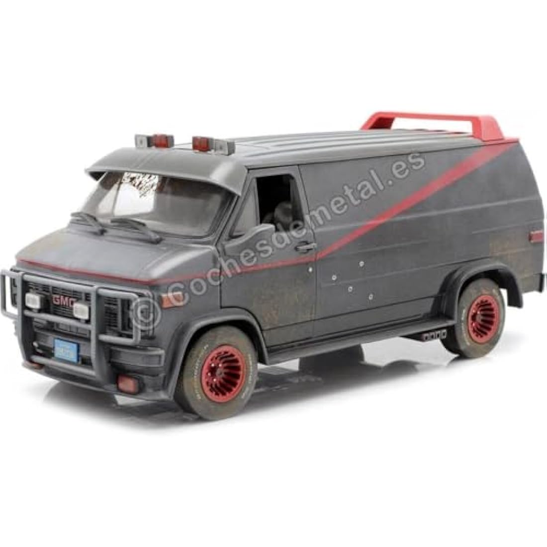 Greenlight 13567 Collectible Miniature Car, Black/Red