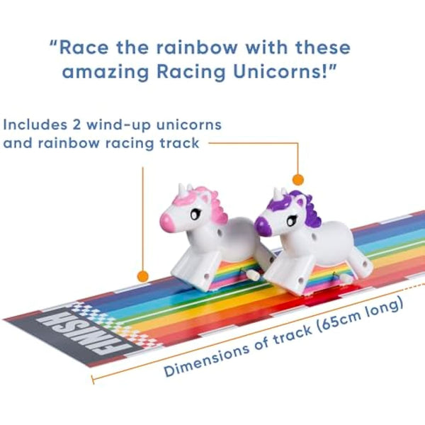 Funtime Gifts Wind-Up Racing Unicorns