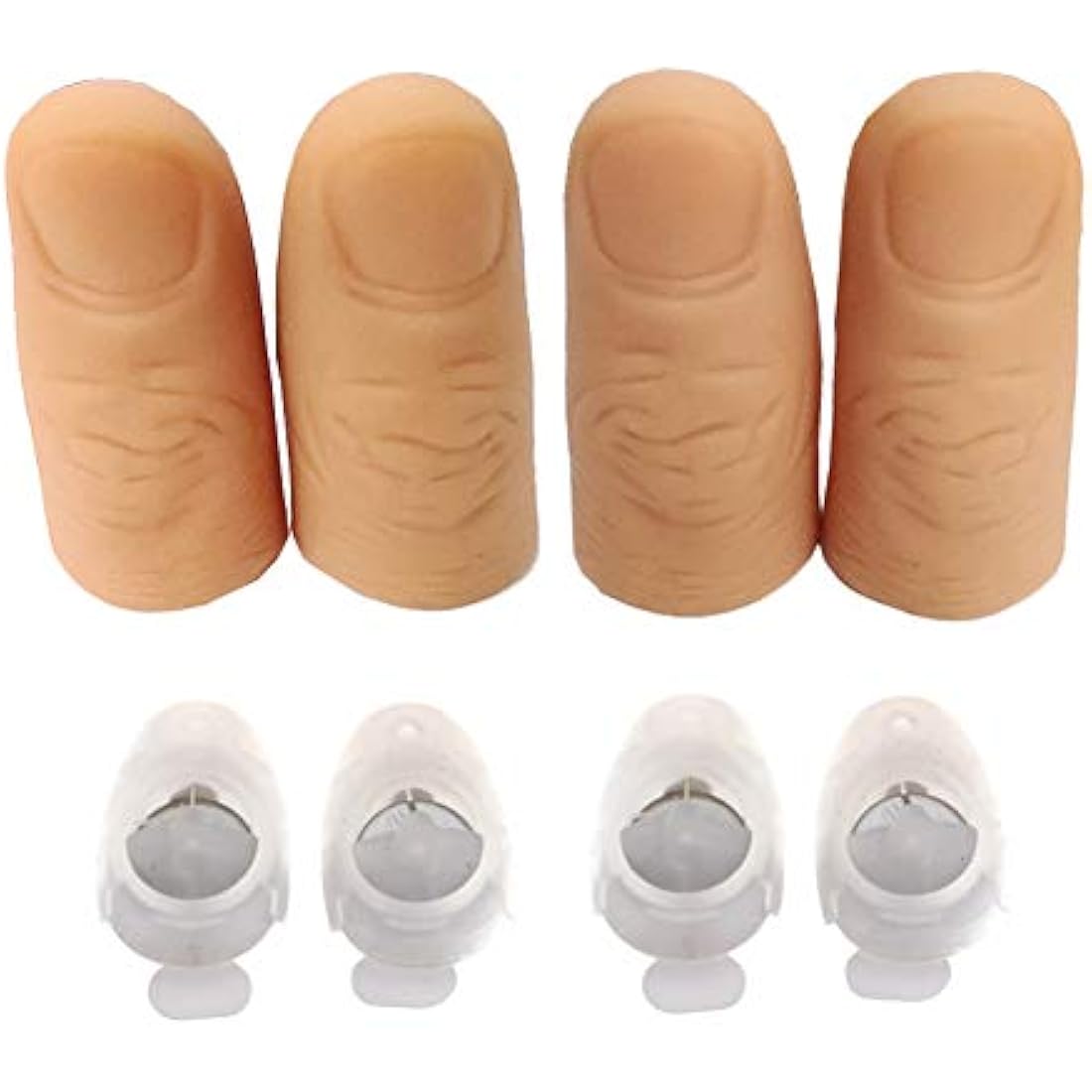 JTMM LED Finger Thumbs Light (3Packs/6 PCS) Magic Prop Party Bar Show Perform Lamp RED