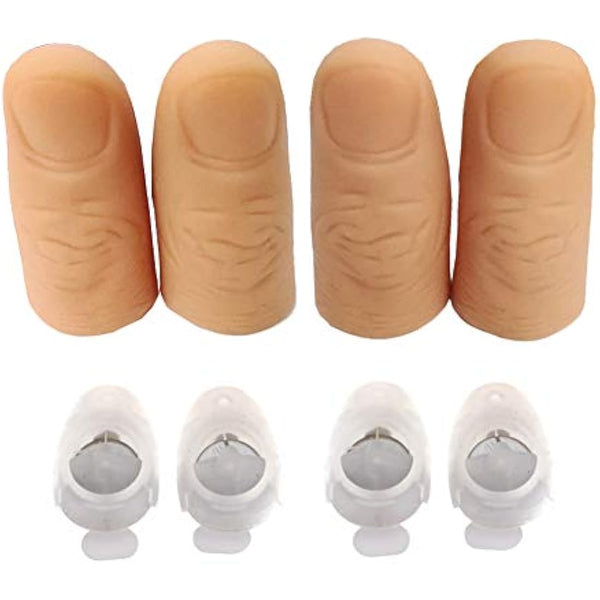 JTMM LED Finger Thumbs Light (3Packs/6 PCS) Magic Prop Party Bar Show Perform Lamp RED