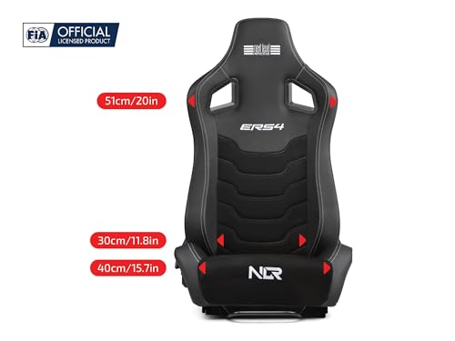 Next Level Racing ERS4 Elite Reclining Seat - PU Leather & Suede Edition (NLR-E053)