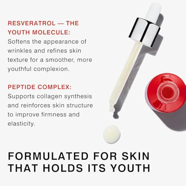 Dr Sebagh Supreme Maintenance Youth Serum - (30 ml) | Award Winning Anti Aging Serum with Resveratrol | Hydrating & Enhanced with Collagen & Antioxidants | Rejuvenates Dark Spots on Face & Neck