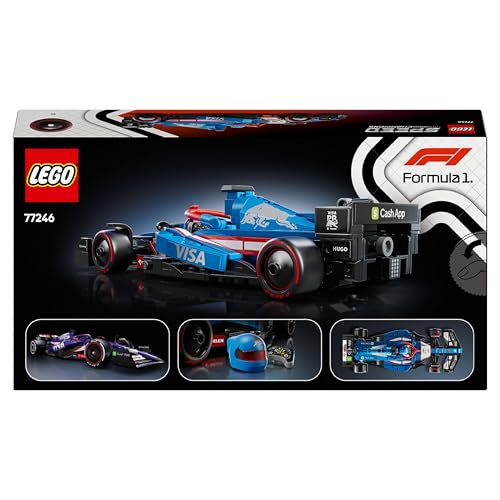LEGO Speed Champions Oracle Red Bull Racing RB20 F1 Race Car Model with a Collectible Formula 1 Driver Minifigure - Display Set for Adult Motorsport & Racing Fans 77243