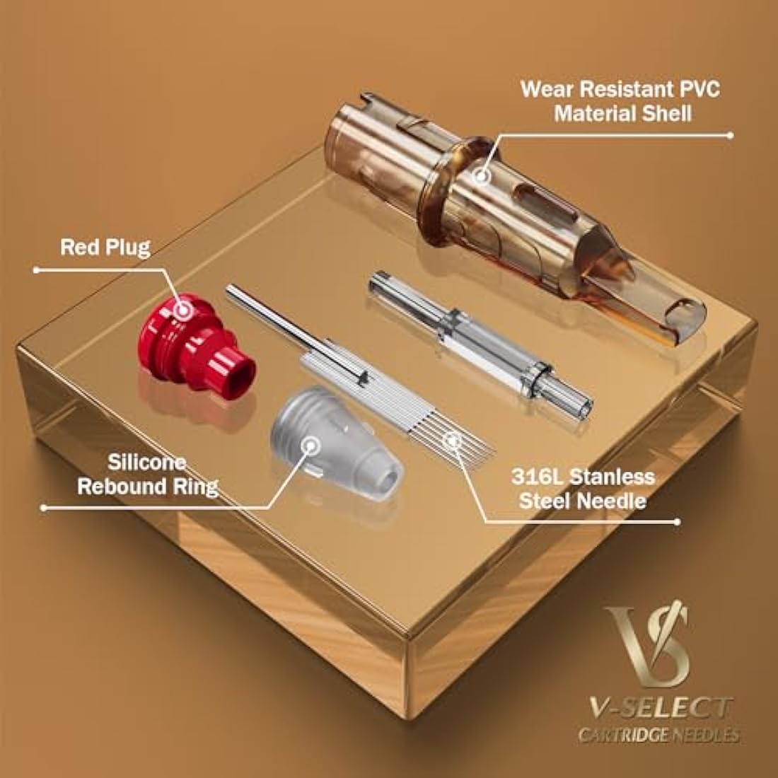 EZ Tattoo Cartridge Needles Assorted - 50Pcs #12 Mixed (7RM 9RM 11RM 13RM 15RM) Standard Curved/Round Magnum Tattoo Needles Cartridges for Tattoo Pen Machine Gun - V SELECT