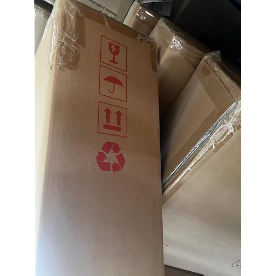 Fundin Aluminum Mirror Cabinet for Bathroom Recess Mount or Surface Mount, with Double Sided Mirror Door, 50 x 61 cm, with Adjustable Tempered Glass Shelves